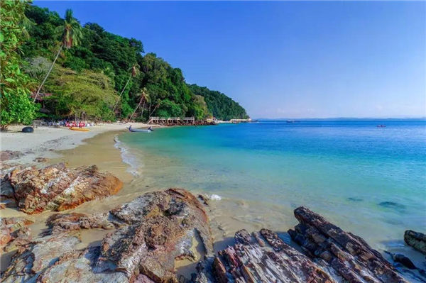 風景如畫的棉花島